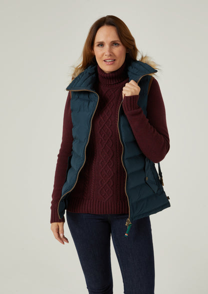 Calsall Ladies Navy Gilet