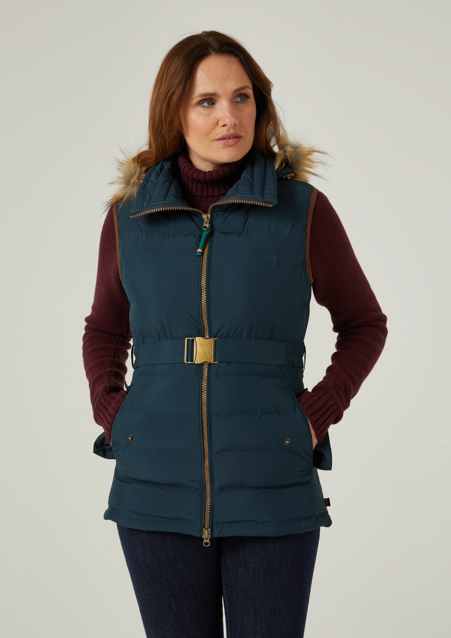 Calsall Ladies Navy Gilet