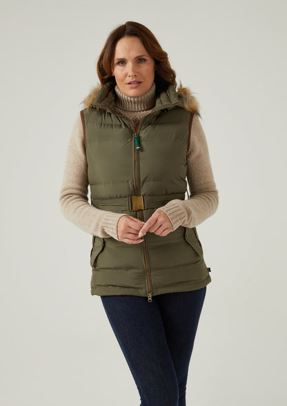 Calsall Ladies Olive Gilet