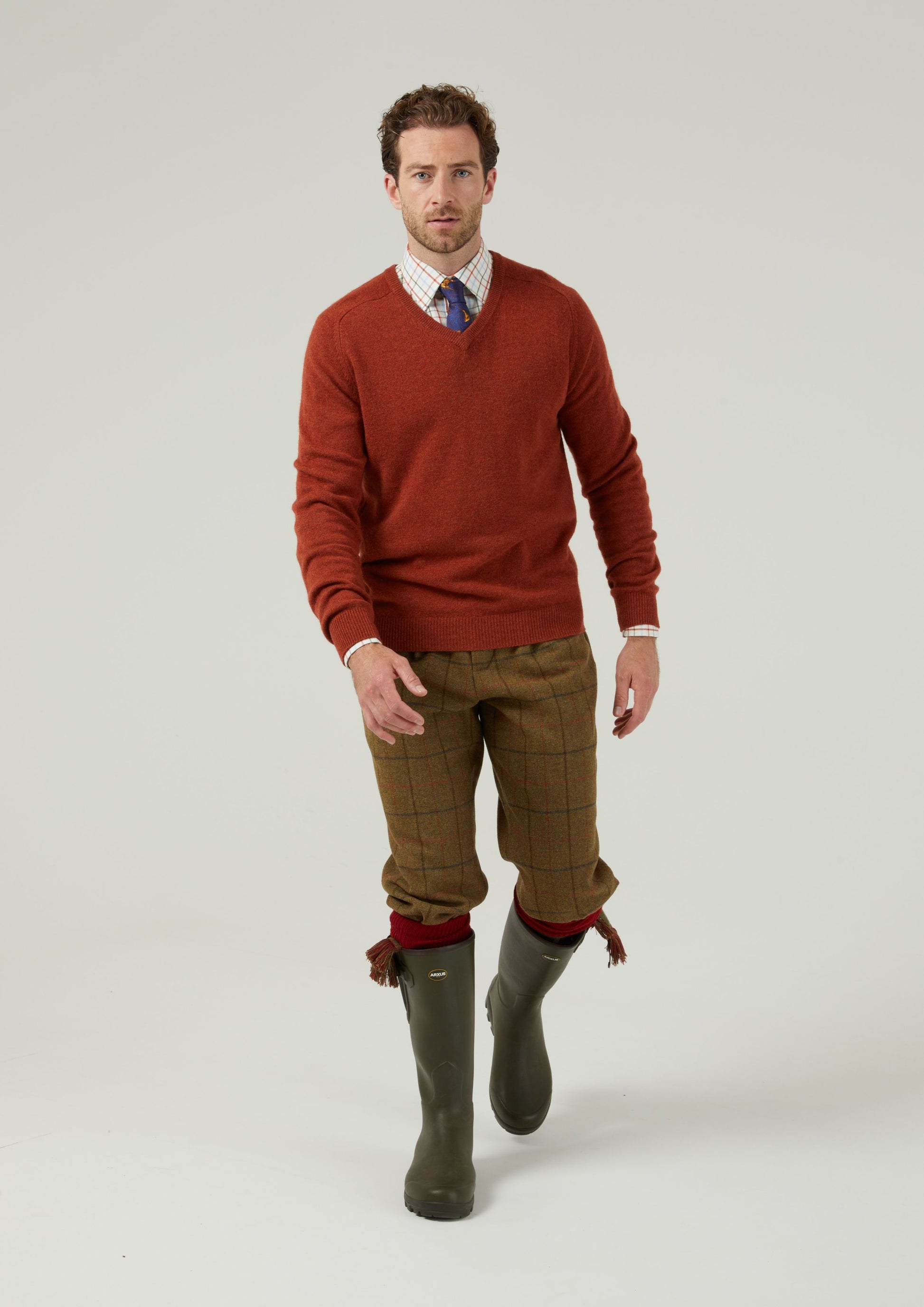 Combrook Men's Tweed Shooting Breeks In Thyme