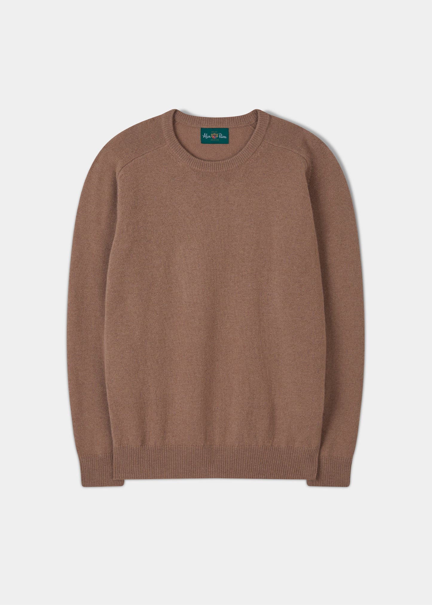 Dorset Men's Lambswool Jumper in Camel - Classic Fit