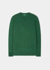 Dorset Men's Lambswool Jumper in Courgette - Classic Fit