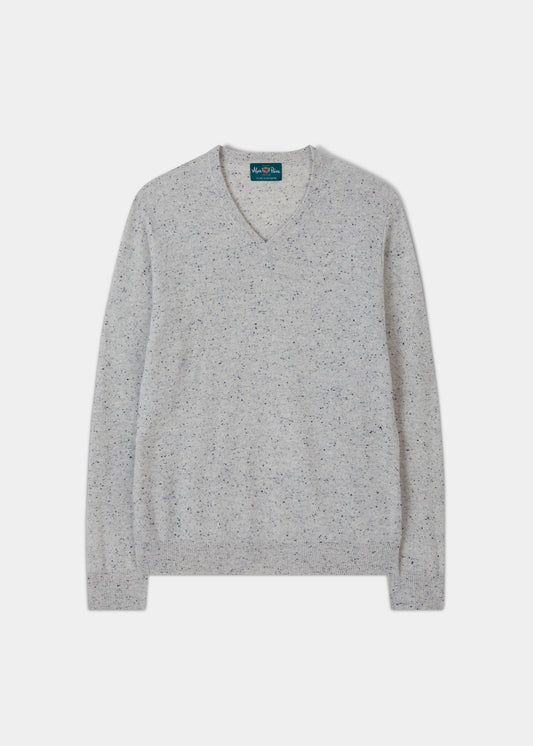 Haddington Cashmere Jumper in Snowfall - Regular Fit