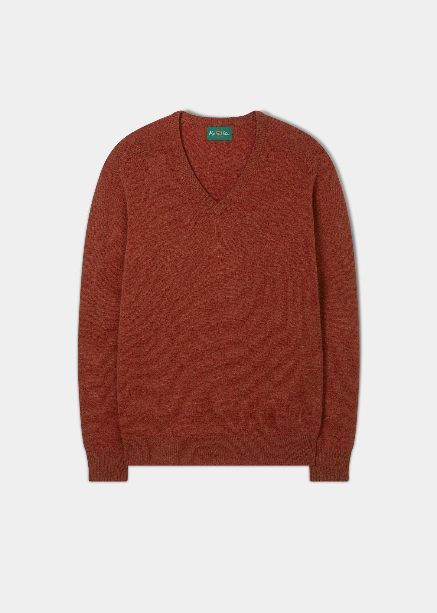 Hampshire Lambswool Jumper in Ember 