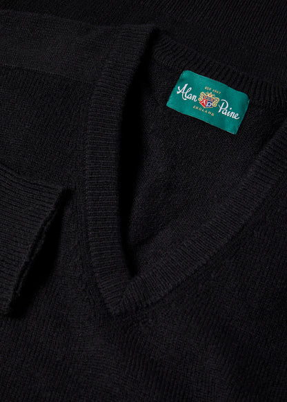 Lambswool Jumper Mens Black