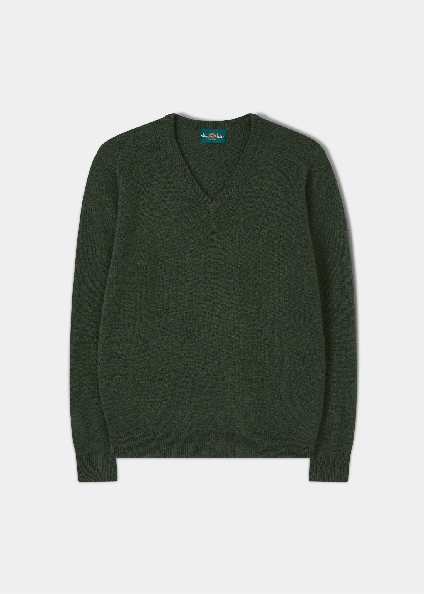 Kilsyth Men's Lambswool Jumper in Rosemary - Regular Fit