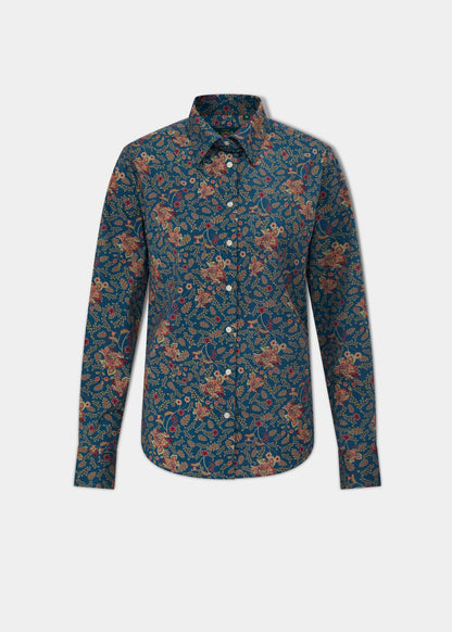 Lawen Ladies Printed Cotton Shirt