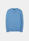 Leysmill Cotton Cashmere Jumper In Carolina Blue