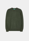 Men's Geelong Crew Neck Jumper In Loden