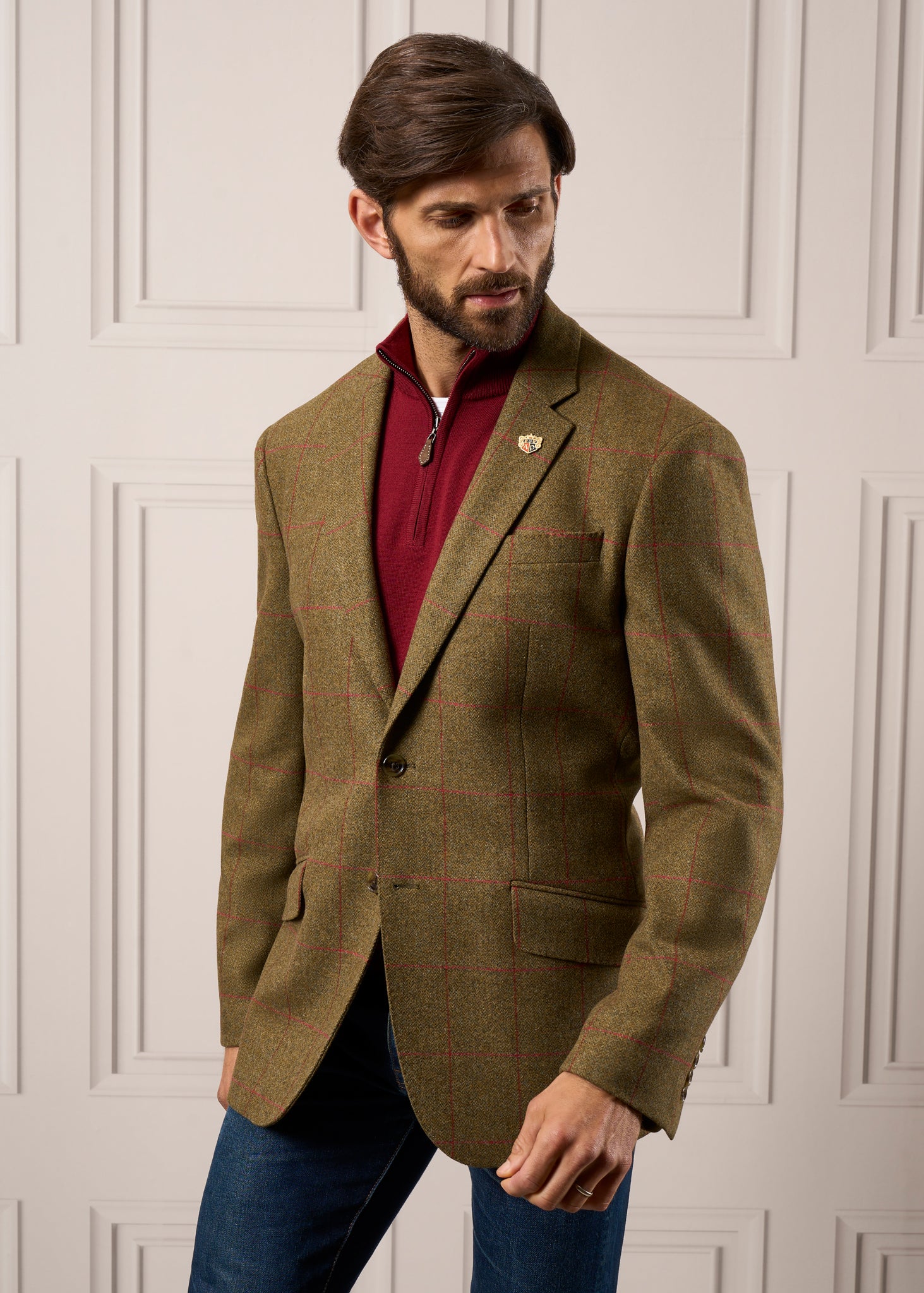 Mens-Tweed-Blazer-Combrook-Sage-1