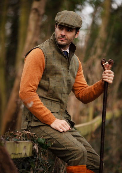 rutland-mens-tweed-waistcoat-dark-moss