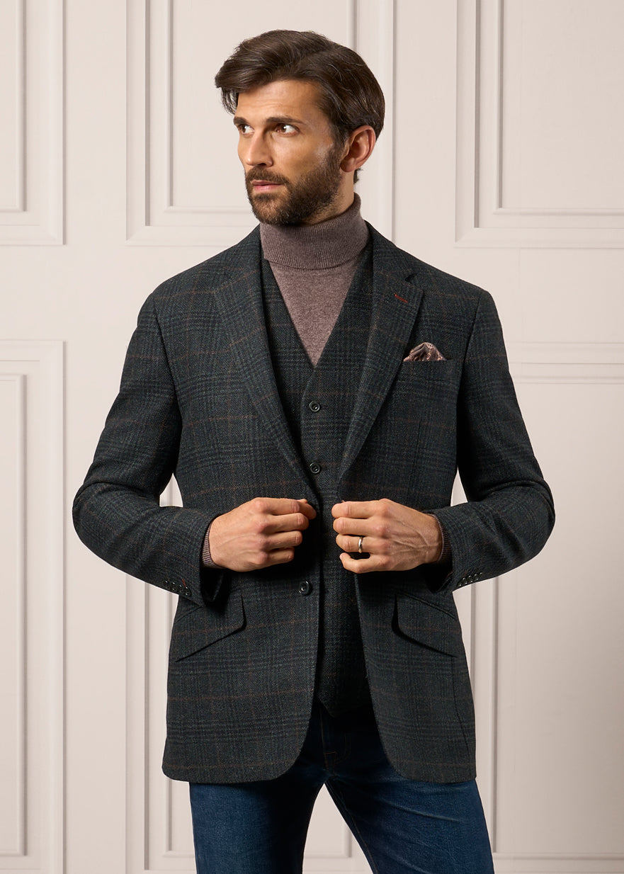 Tweed-Blazer-Mens-Surrey-Green-Check