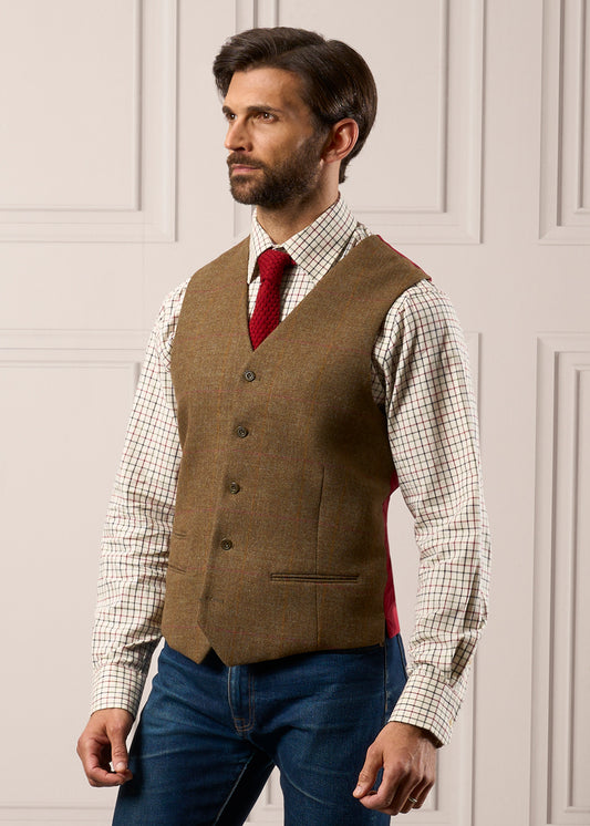 Tweed-Waistcoat-Mens-Combrook-Hawthorn