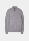 Cairns Geelong Wool 1/4 Zip Jumper in Silver 