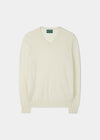 Haddington Cashmere Jumper in Eggshell 