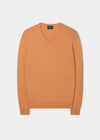 Rothwell Cotton Cashmere Jumper In Mango