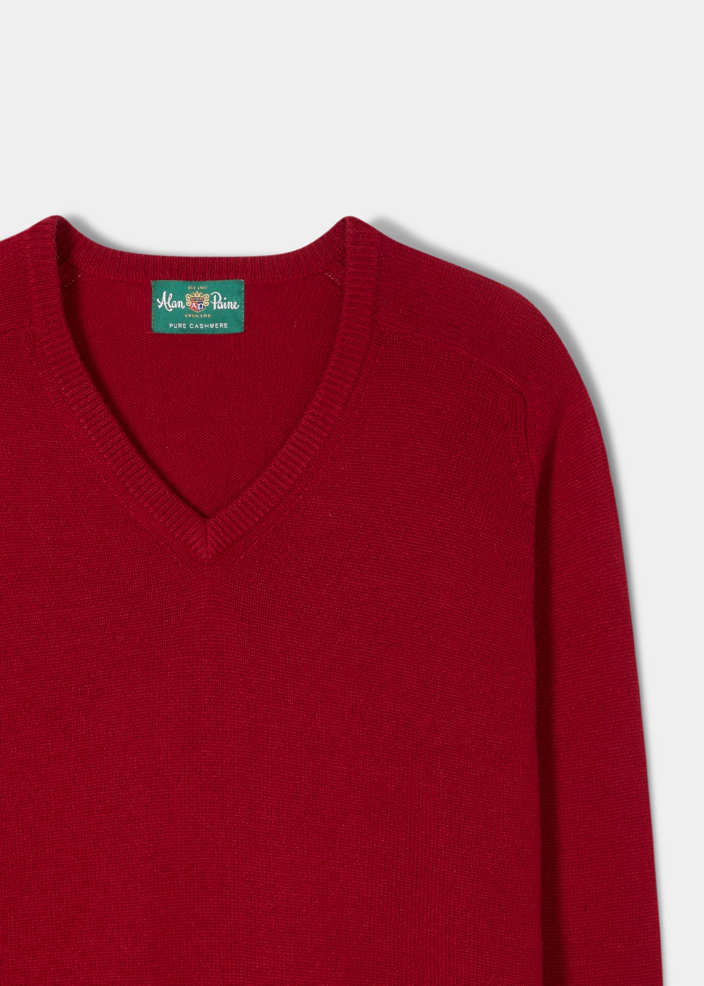 Cashmere Saddle Shoulder Ruby Jumper