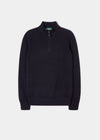 Geelong-Half-Zip-jumper-Navy