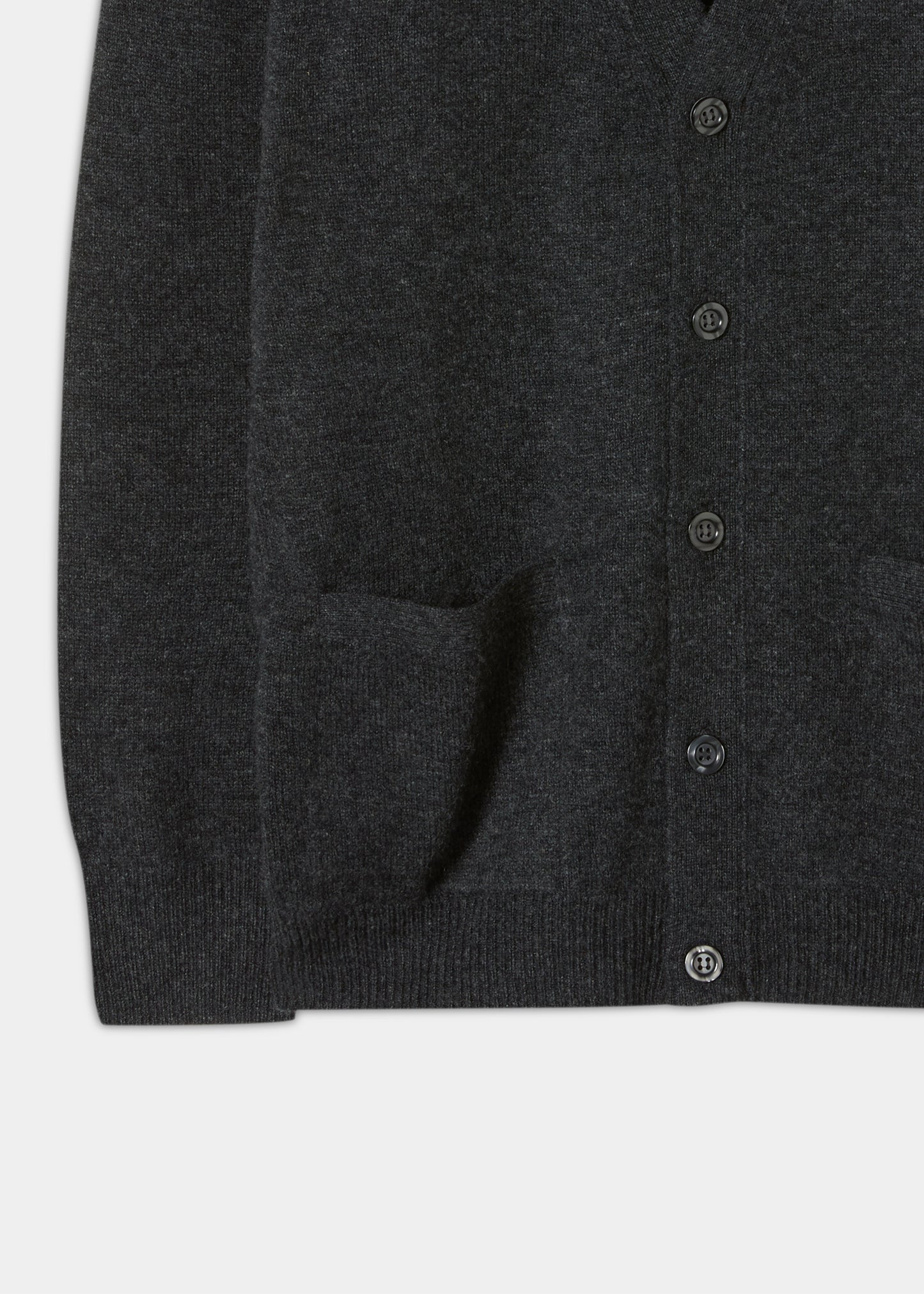 Lambswool-Cardigan-Charcoal