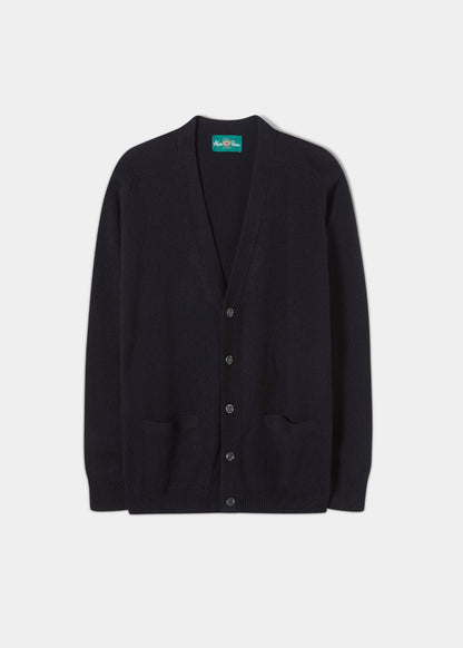 Lambswool-Cardigan-Navy