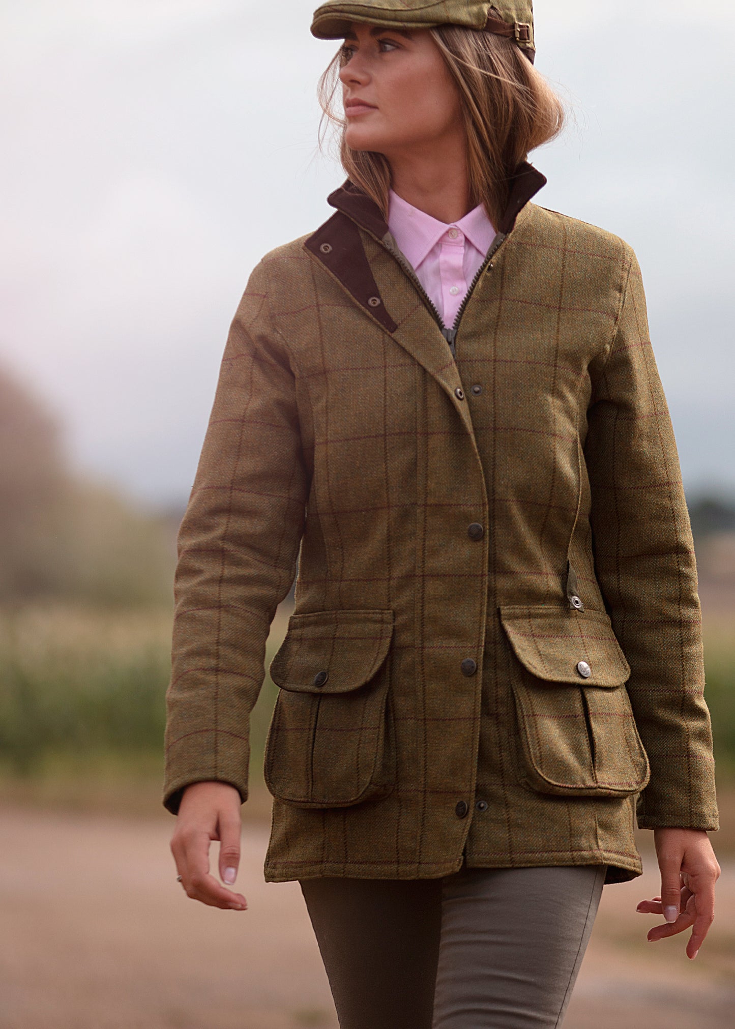 alan-paine-ladies-tweed-waterproof-shooting-coat-lichen