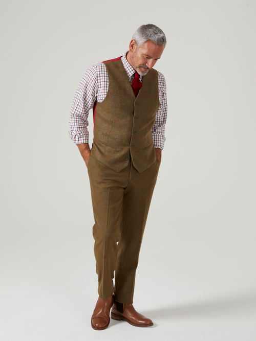 Combrook Men's Tweed Trousers In Hawthorn