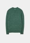 Men's Supersoft Shetland Jumper In Kingfisher