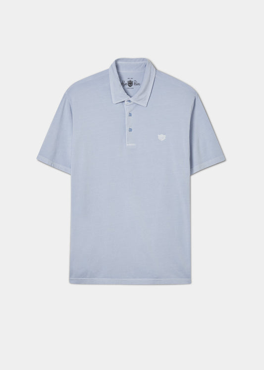 Polo de piqué en azul claro de Fritton