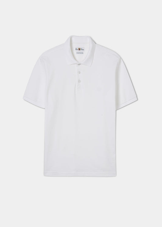 Polo de piqué blanco de Fritton